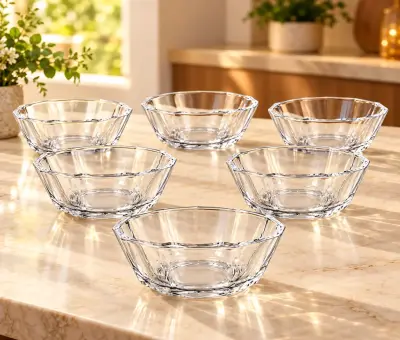 Kiam K-502 Glass Bowl Set – 6 Pieces